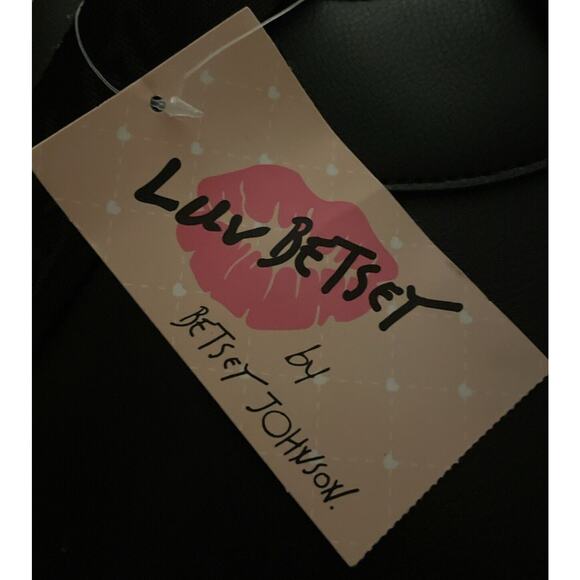 BETSEY JOHNSON Backpack School Bag PANDA BEAR RAINBOW PInk Mini Purse NEW Tags - Picture 13 of 13